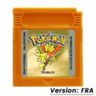 Golden FRA Pokemon GBC Game Cartridge 16 Bit Video Game Console Card