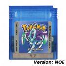 Crystal NOE Pokemon GBC Game Cartridge 16 Bit Video Game Console Card