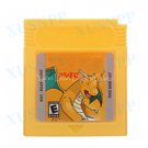 Orange pokemon Prism Battle Factory Cock 16 Bit GBC Video Game Cartridge Console Card English