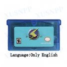 Fusio USA Blue GBA 32-bit Game Card Memory Card Cartridge Action Adventure Series Metr Fusi Zero