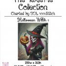 Halloween Witch 1 ~ Exclusive cross stitch pattern, original artwork by leXeme