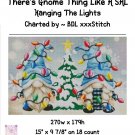 Hanging The Lights ~ Exclusive cross stitch pattern