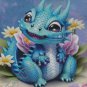 Dragon Baby 1 cross stitch pattern DaRc ~ original artwork by DaRc
