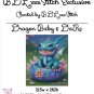 Dragon Baby 2 cross stitch pattern DaRc ~ original artwork by DaRc
