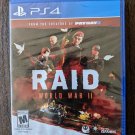 Raid: World War II For Playstation 4 sealed package