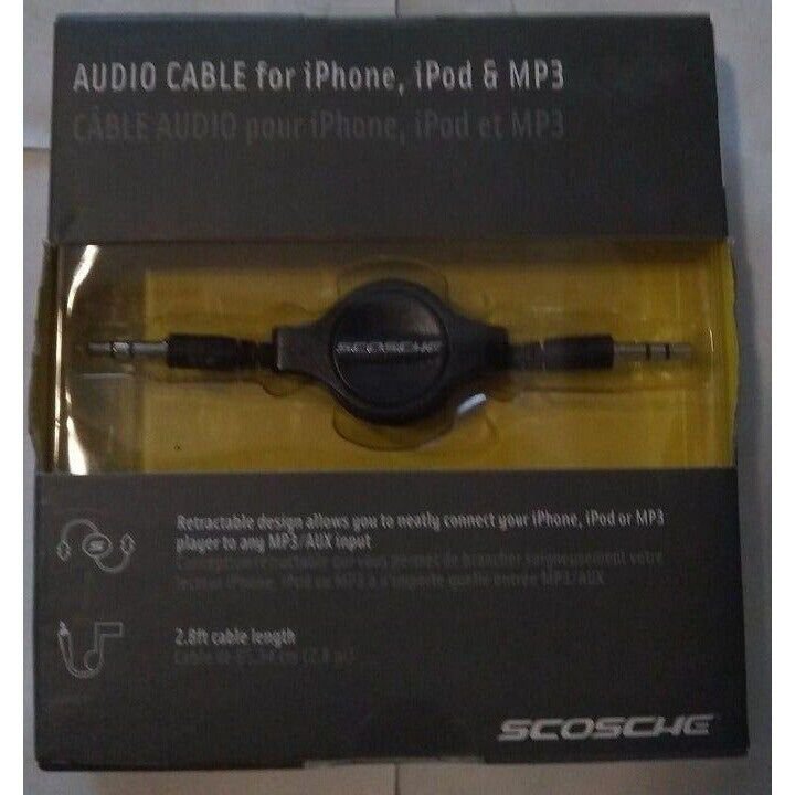 Retractable Audio Cable for iPhone
