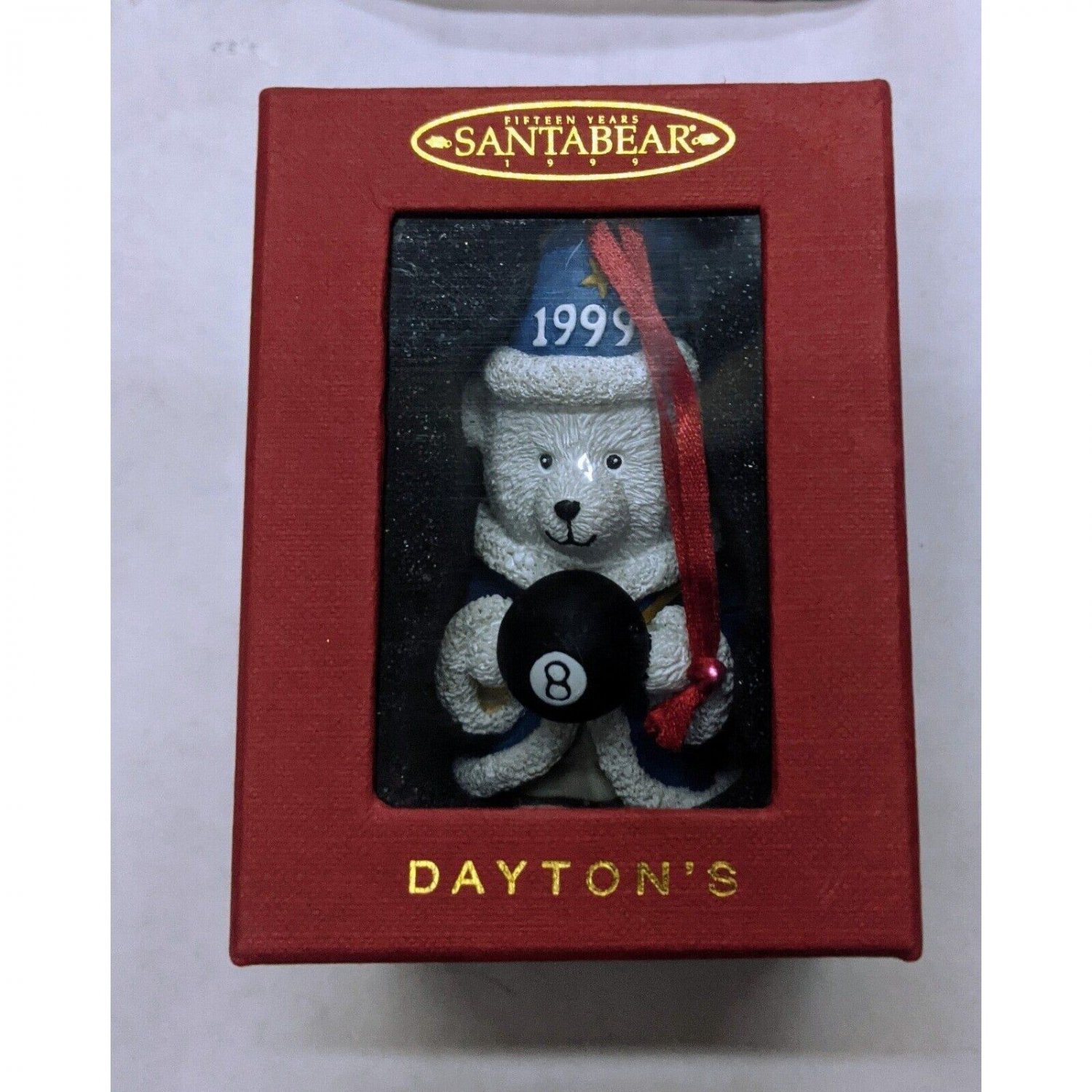 Santa Bear Ornament Wizard (damaged box)