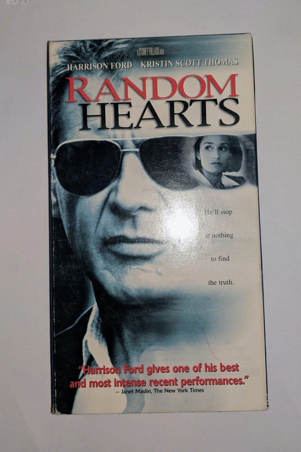 Random Hearts Movie VHS Tape