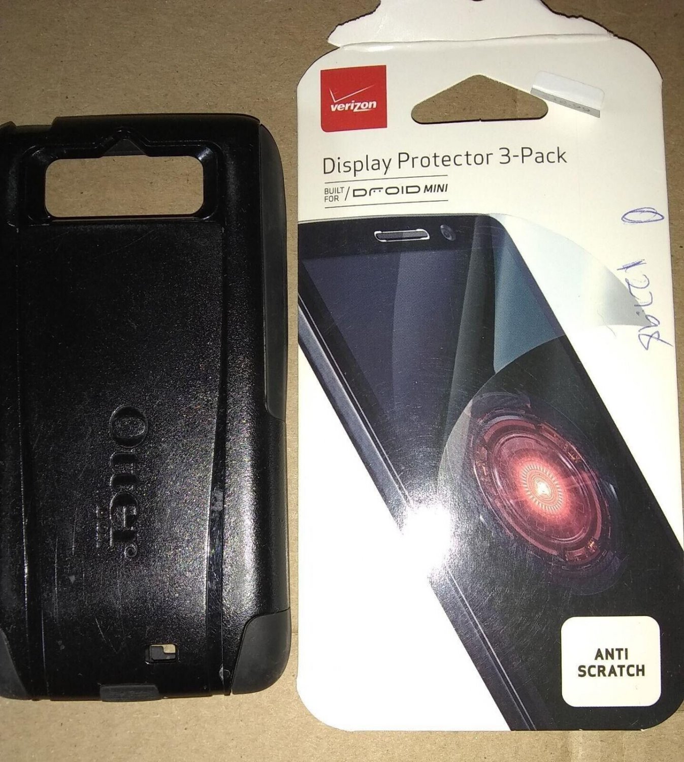 Otterbox Case & Screen Protector For Droid Mini