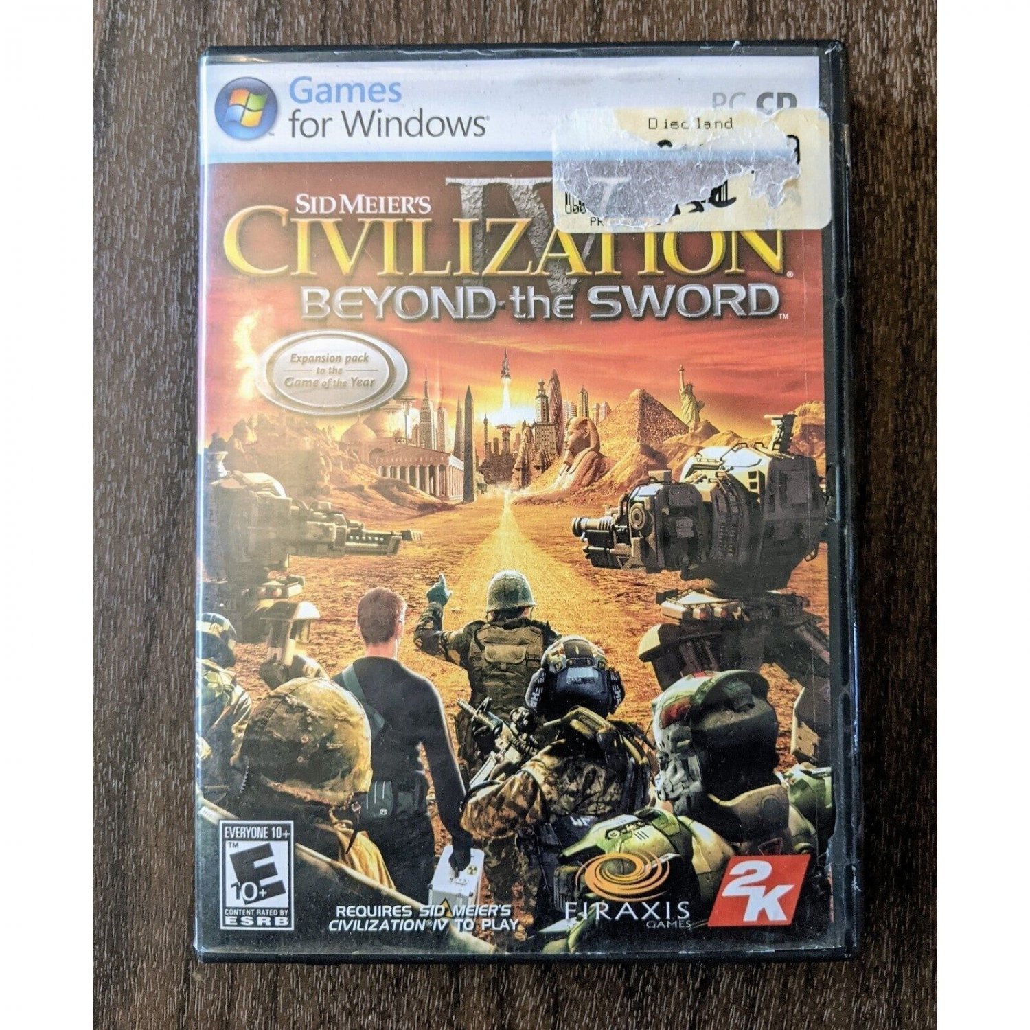 Sid Meier's Civilization IV Beyond The Sword Expansion Disc 2 Only