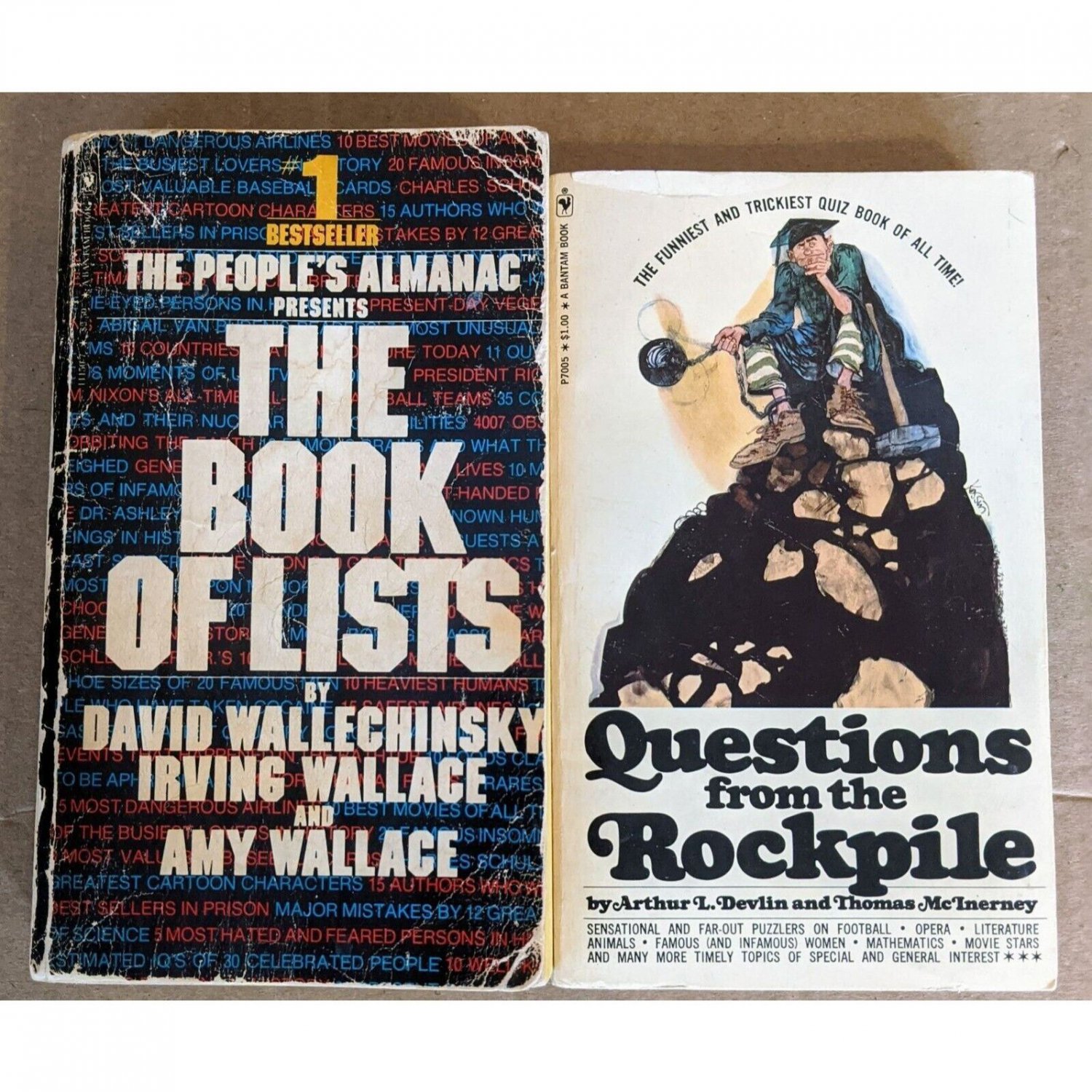 The Book of Lists and Questions From the Rockpile Quiz Book