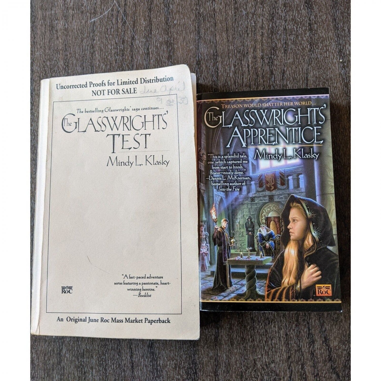The Glasswright's Book Set by Mindy L. Klasky