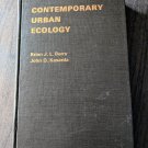 Contemporary Urban Ecology by Brian J.L. Berry Book