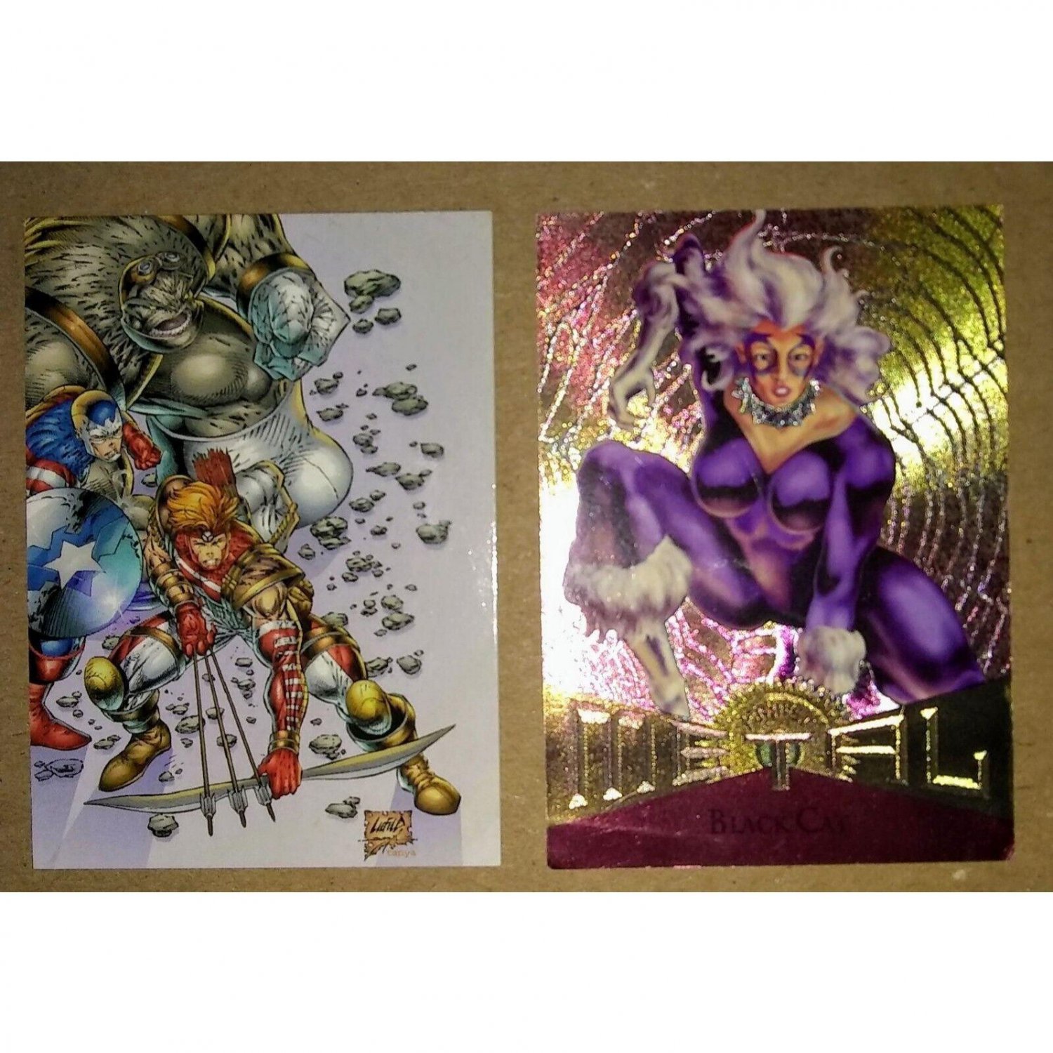 Black Cat & Judgement Day Marvel Trading Cards