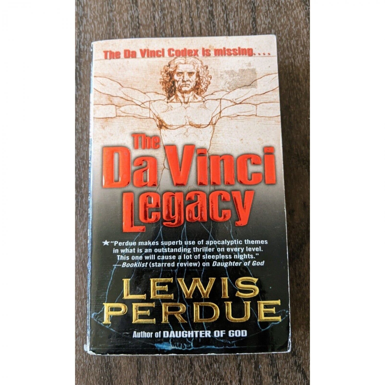 The Da Vinci Legacy by Lewis Perdue Book