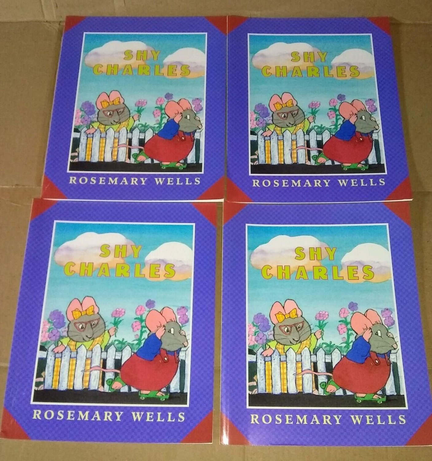Shy Charles by Rosemary Wells set of four