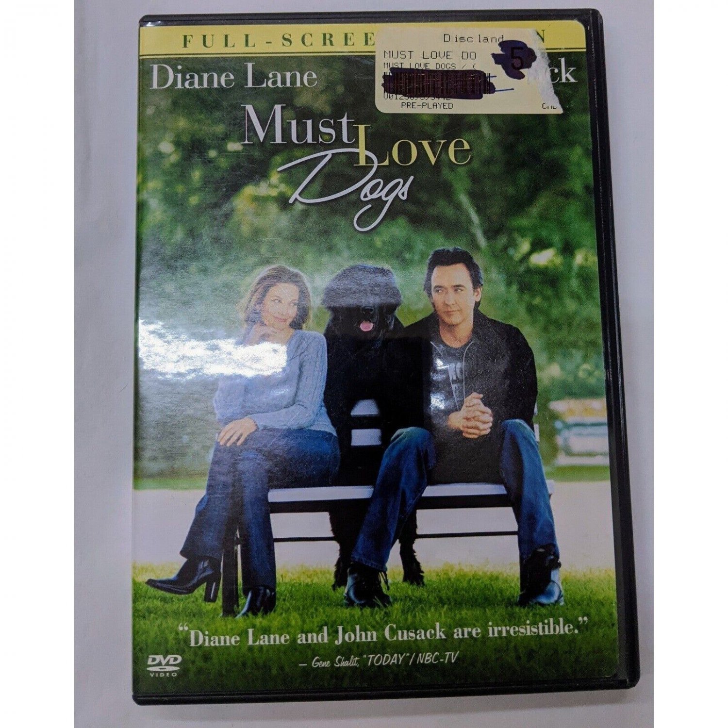Must Love Dogs Good Condition (Fullscreen edition) DVD movie
