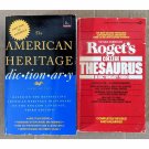 American Heritage Dictionary & Roget's College Thesaurus (vintage)
