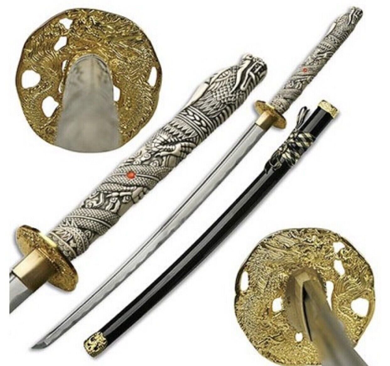 Highlander Connor Macleod Dragon Hand Forged Carbon Steel Katana .