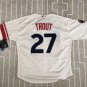 LA angels Mike Trout Jersey Cream color