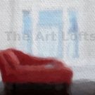 The Red Chaise - Sableux Peut-être - Gloss Poster (28.8" x 24.0")