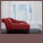 The Red Chaise - Sableux Peut-être Gloss Poster (19.2" x 16")