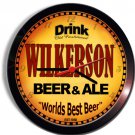 WILKERSON Beer and Ale Wall clock