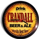 CRANDALL Beer and Ale Wall clock