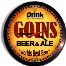 GOINS Beer and Ale Wall clock