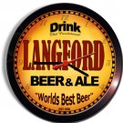 LANGFORD Beer and Ale Wall clock