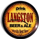 LANGSTON Beer and Ale Wall clock