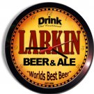 LARKIN Beer and Ale Wall clock