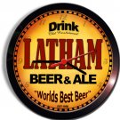 LATHAM Beer and Ale Wall clock