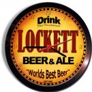 LOCKETT Beer and Ale Wall clock