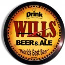WILLS Beer and Ale Wall clock