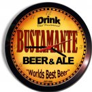 BUSTAMANTE Beer and Ale Wall clock