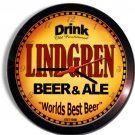 LINDGREN Beer and Ale Wall clock