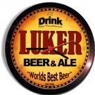 LUKER Beer and Ale Wall clock