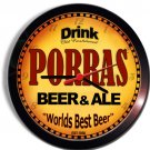 PORRAS Beer and Ale Wall clock