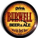 BURWELL Beer and Ale Wall clock