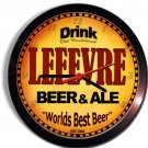 LEFEVRE Beer and Ale Wall clock