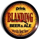BLANDING Beer and Ale Wall clock