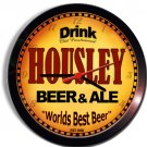 HOUSLEY Beer and Ale Wall clock