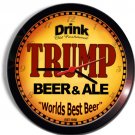TRUMP Beer and Ale Wall clock
