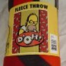 Homer Simpson Doh Fleece Blanket