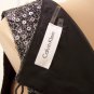 Calvin Klein Black/Silver SILK Mini Dress size 10