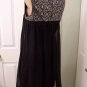 Calvin Klein Black/Silver SILK Mini Dress size 10