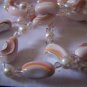 FRESHWATER PEARL BRACELET - Pink/White Stretch