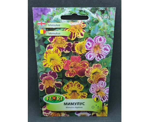 Super Seeds Mimulus Tigrinus Flower Tiger Monkey Mix 3700 Pcs