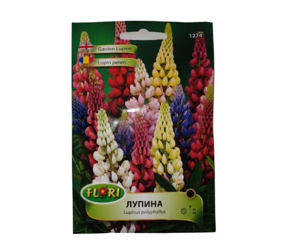 Super Seeds Lupinus Polyphyllus Garden Lupin Lupine Flower Mix Perennial 50 Pcs